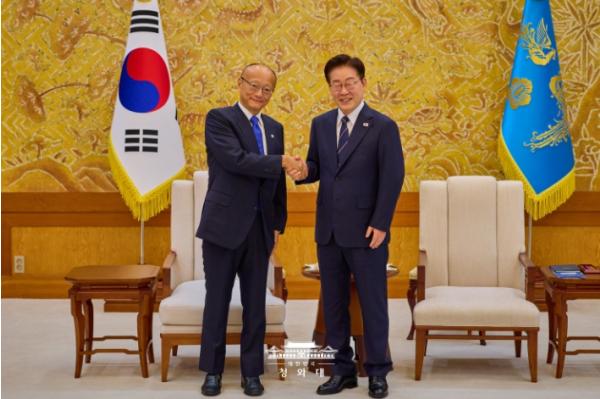 이재명 대통령, ADB 총재 접견…핵심광물·AI·에너지 협력 방안 논의
