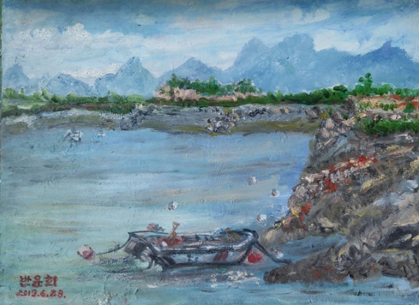 석모도 풍경 -  oil canvas 8호